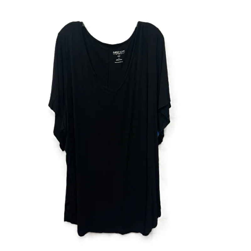 women's tops for those who want to add a bit of flair and personality to their looksTop Short Sleeve By Torrid In Black, Size: 6