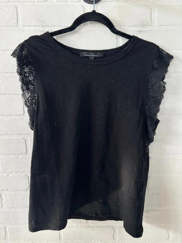 women's tops for those who want to invest in timeless piecesTop Short Sleeve By White House Black Market In Black, Size: M