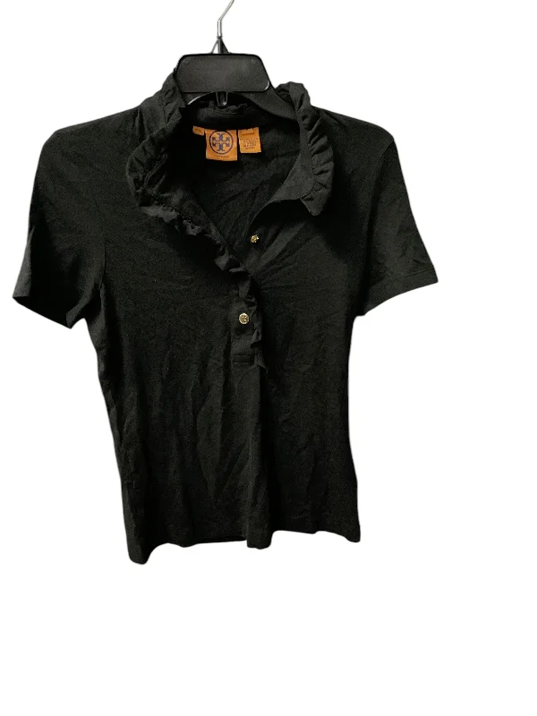 women's tops for those who want to stay cool and chic during warmer weatherTop Short Sleeve Designer By Tory Burch In Black, Size: M