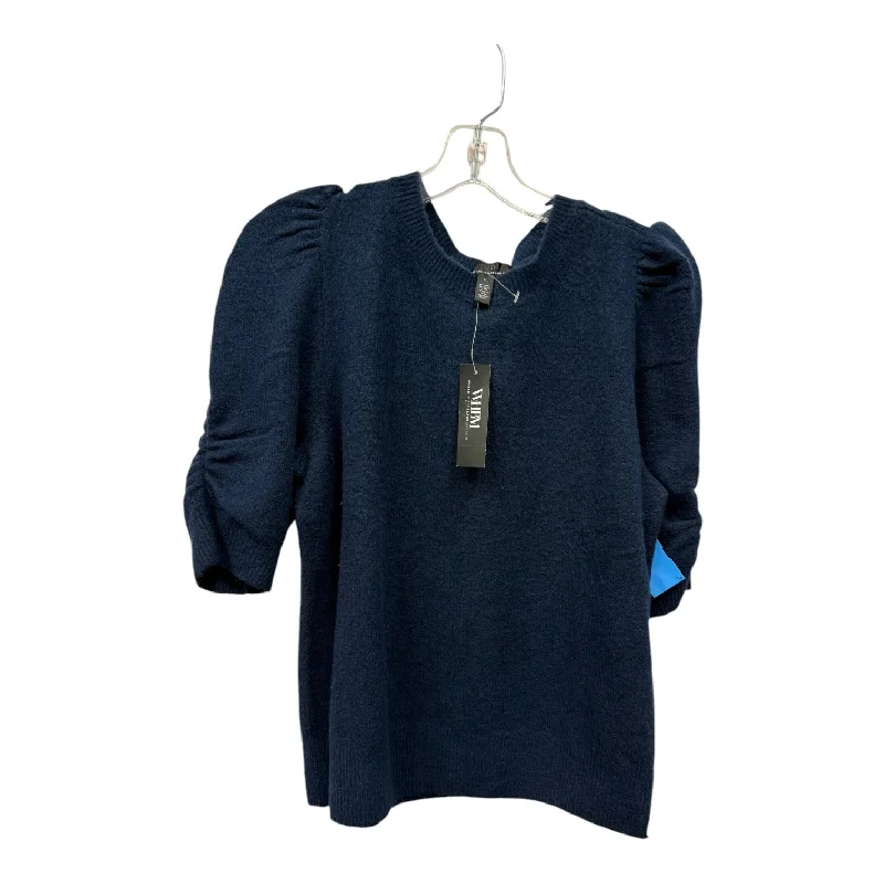 women's tops for those who love bold and vibrant colorsTop Ss By White House Black Market In Navy, Size:L